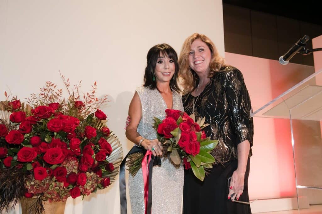 Walk Among the Stars – 1: Event chair, Salma Bushala-Hamud with Dub Drees, chief philanthropy officer, St. Jude Memorial Foundation. (November 2019)